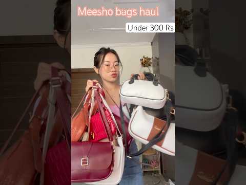 Meesho bags haul❤️‍🔥|| under 300 Rs😍#bags #meeshobags #meeshofinds