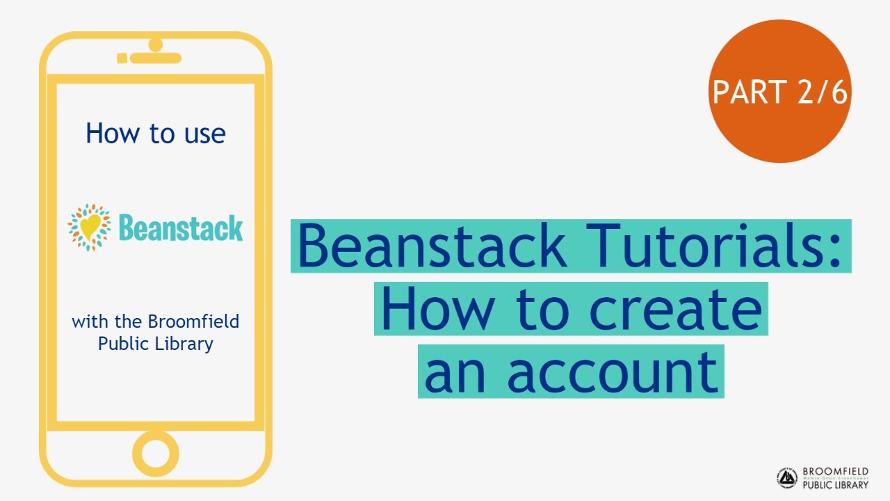 Beanstack Tutorials: How to Create an Account Using the App