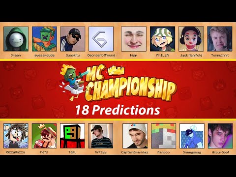 Minecraft Championship 18 Predictions