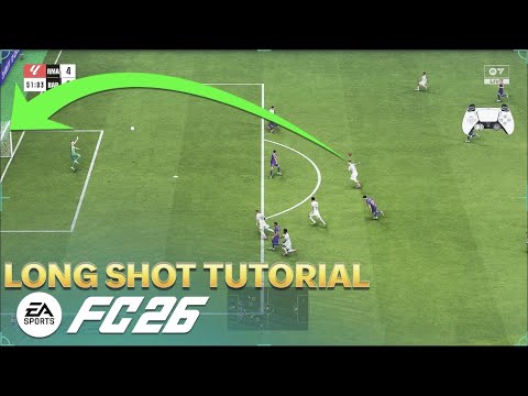 FC 26 LONG SHOT TUTORIAL - NEW SHOOTING TECHNIQUE TO SCORE GOALS FROM LONG RANGE!