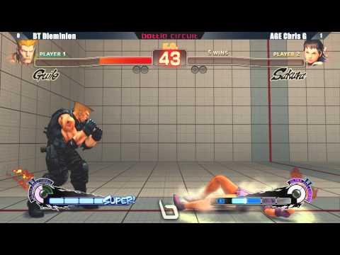 SSF4 AE2012 BT Dieminion vs AGE ChrisG - Next Level Battle Circuit #1 Tournament