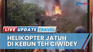 Melihat Kebun Teh Rancabali Ciwidey, Lokasi Jatuhnya Helikopter Latih TNI AD yang Dijaga Ketat