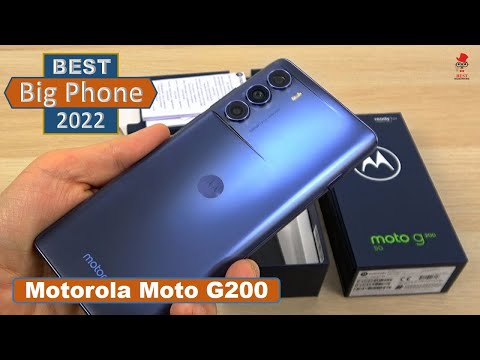 Motorola Moto G200 best big phone 2022 Ideal for productivity