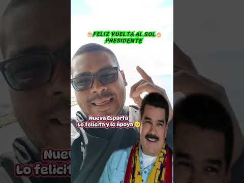 Desde nueva Esparta saludan y felicitan al presidente de Venezuela, Nicolás Maduro en su cumpleaños