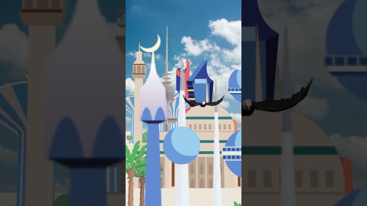 Ready to celebrate Kuwait’s National Day. motion post with 2D vector graphics.  #motiongraphics