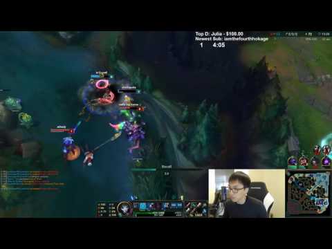 League of Legends S7 — Doublelift as Jhin Malzahar vs Brand Pantheon Bot  Ranked Gameplay