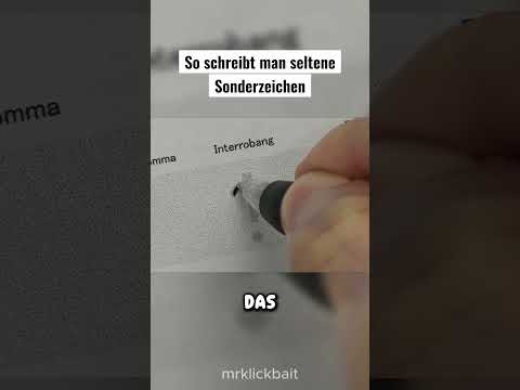 Verrückte Satzzeichen die fast niemand kennt😲