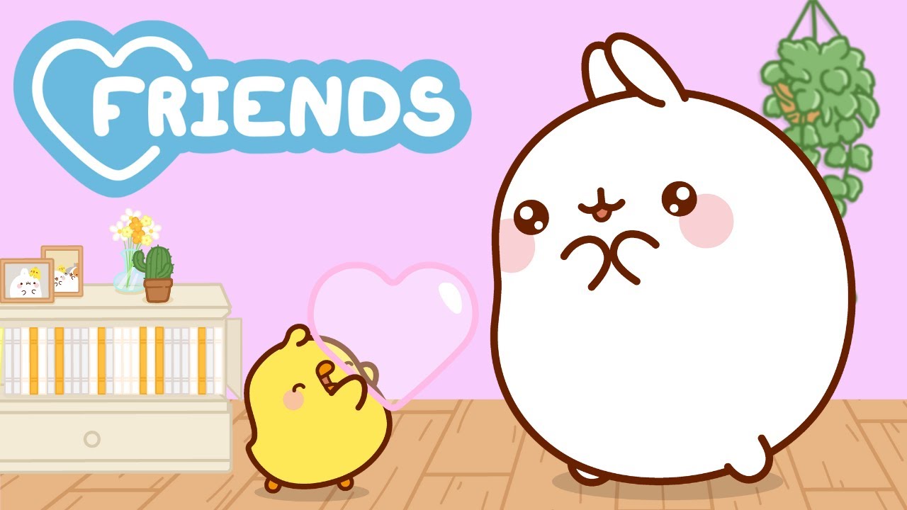 Best Friends, Always There 💕 Funny and Heartwarming Molang Moments