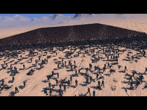 10.000 ARCHERS vs 10.000 RUNNER ZOMBIES | UEBS