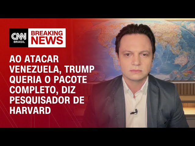 Especialista: Ao atacar a Venezuela, Trump queria o pacote completo | CNN PRIME TIME
