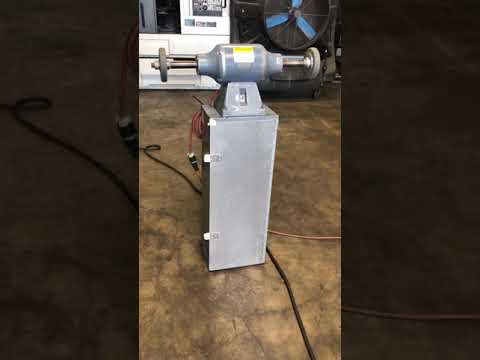 Baldor 7351 1/2 HP Grinder-Buffer on Stand ID sn W1-89 #885