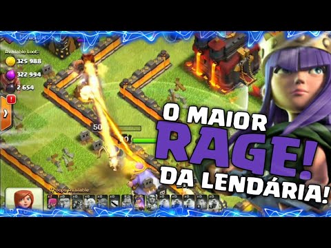 O MAIOR RAGE DA LIGA LENDÁRIA !!! | Clash Of Clans