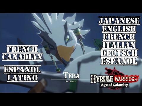 Teba All 8 Voices Comparison - Hyrule Warriors: Age of Calamity