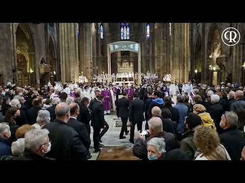 Enterrament del bisbe Francesc Pardo a la Catedral de Girona