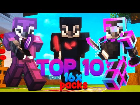 Top 10 Best 16x Texturepacks For PvP & Crystal PvP | 1.19 & 1.20