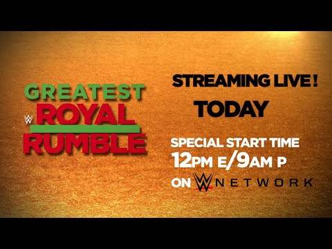 Match Times For WWE’s ‘Greatest Royal Rumble’ Event