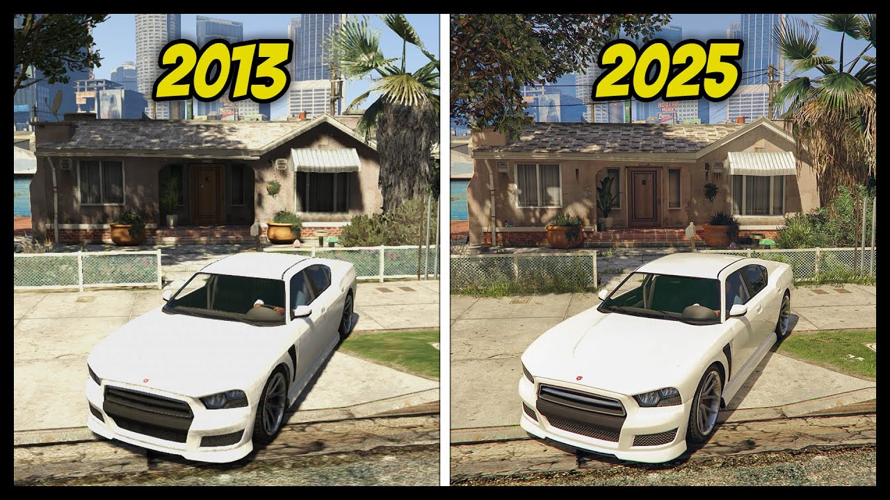 GTA V - RELEASE vs NOW