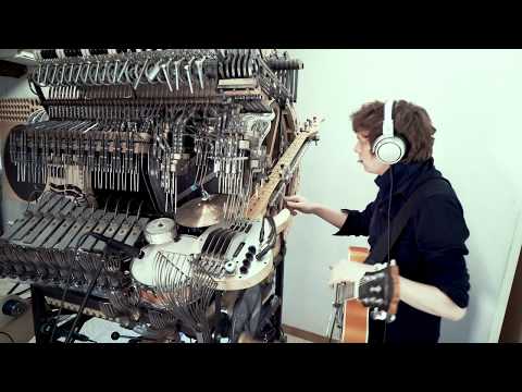 Wintergatan Wednesday Custom Bass CYBER CAPOS - End Music Sequence