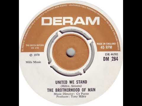 UK New Entry 1970 (31) The Brotherhood Of Man - United We Stand