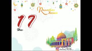 Download lagu 17 Hari Menuju Ramadhan 1442 H | Story WA Hitung Mundur Romadhan 2021 mp3