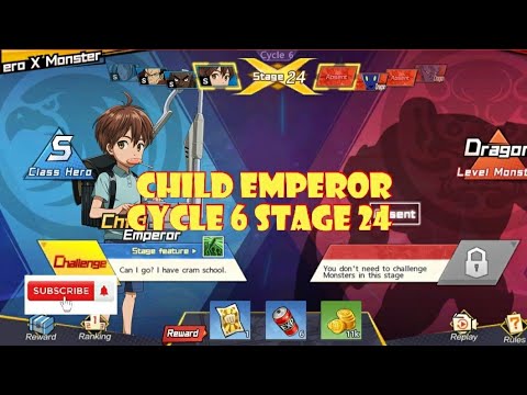 CHILD EMPEROR CYCLE 6 STAGE 24 "ONE PUNCH MAN: The Strongest"