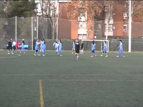 Gol de Arancha del Seseña contra el Rayo Ensanche 20111218