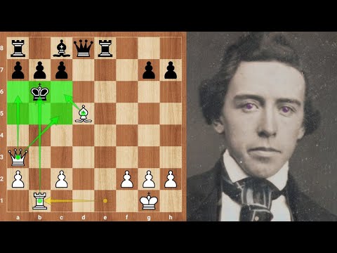 Incredible King hunt of all time #4💥💥Paul Morphy Ultimate Chess Game💥💥
