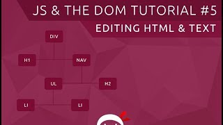 JavaScript DOM Tutorial #5 - Changing Text & HTML Content