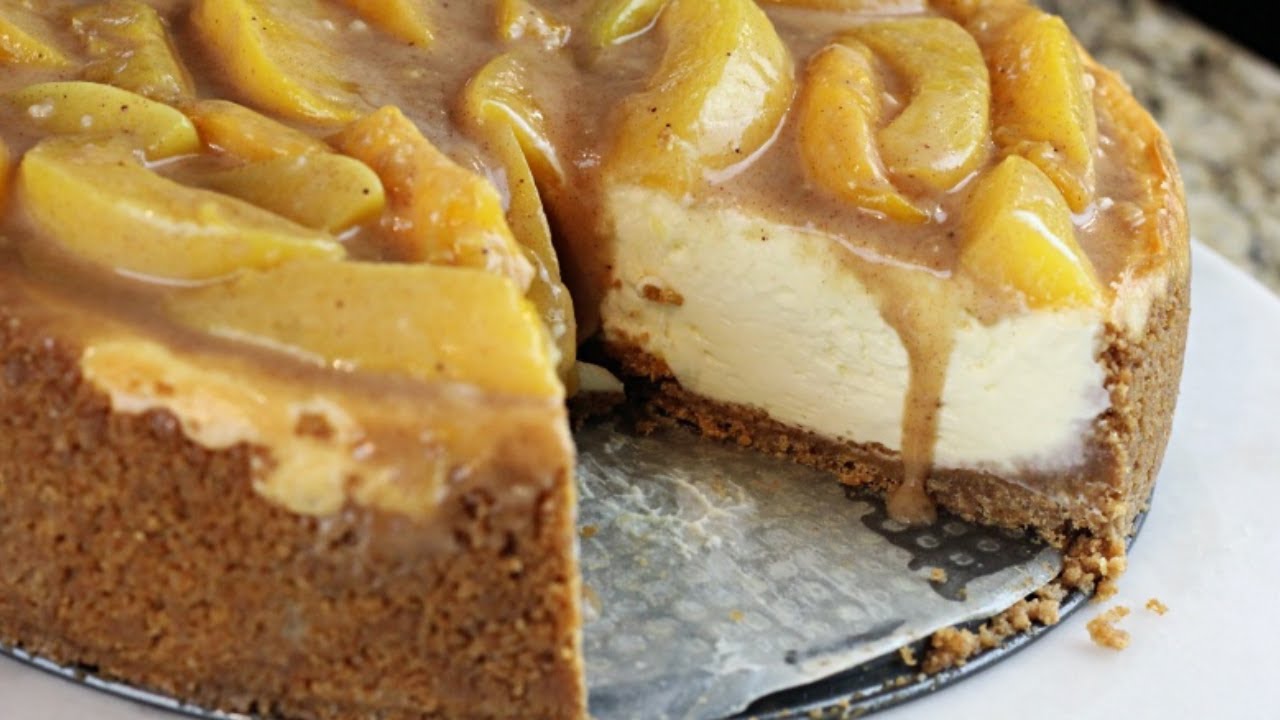 Peach Cobbler Cheesecake | How to make Peach Cobbler Cheesecake | #peachcobblercheesecake