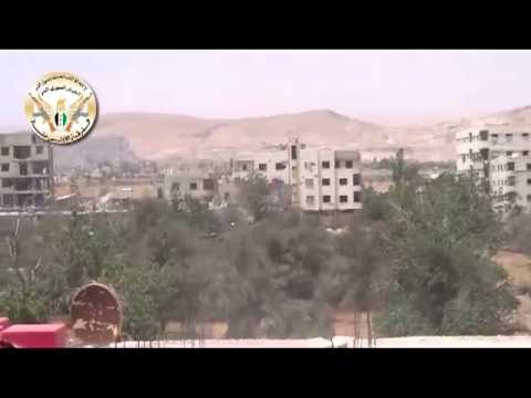 استهداف مقرات النظام من قبل الفرقة الأولى مشاة على جبهة المتحلق الجنوبي في دمشق