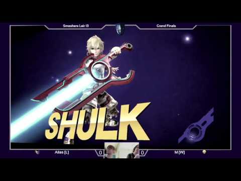 [SL13] Grand Finals - Alias (Greninja) vs M (Shulk) - SSB4 Singles