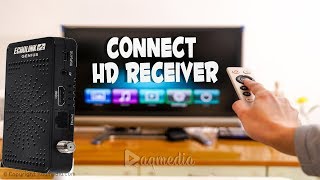 How to Connect a Satellite receiver to a TV