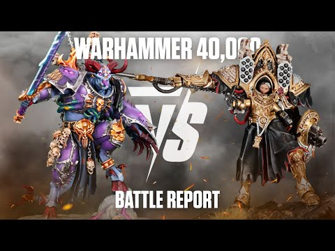 Emperor's Children Vs Adepta Sororitas Warhammer 40k Cinematic Battle Report