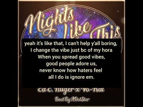 Ed E. Ruger - "Nights Like This" feat Vo-Kal (Lyric Video / Audio Visualizer)