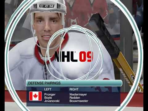 NHL 09 - PC (2008) - Canada vs Russia - Final - EA Sports World Tournament