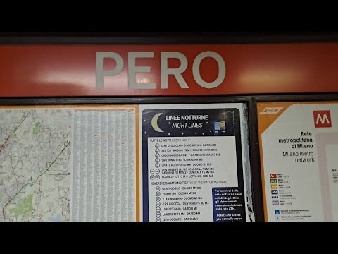 (Walkthrough) Stazione PERO (M1 Metro Milano)