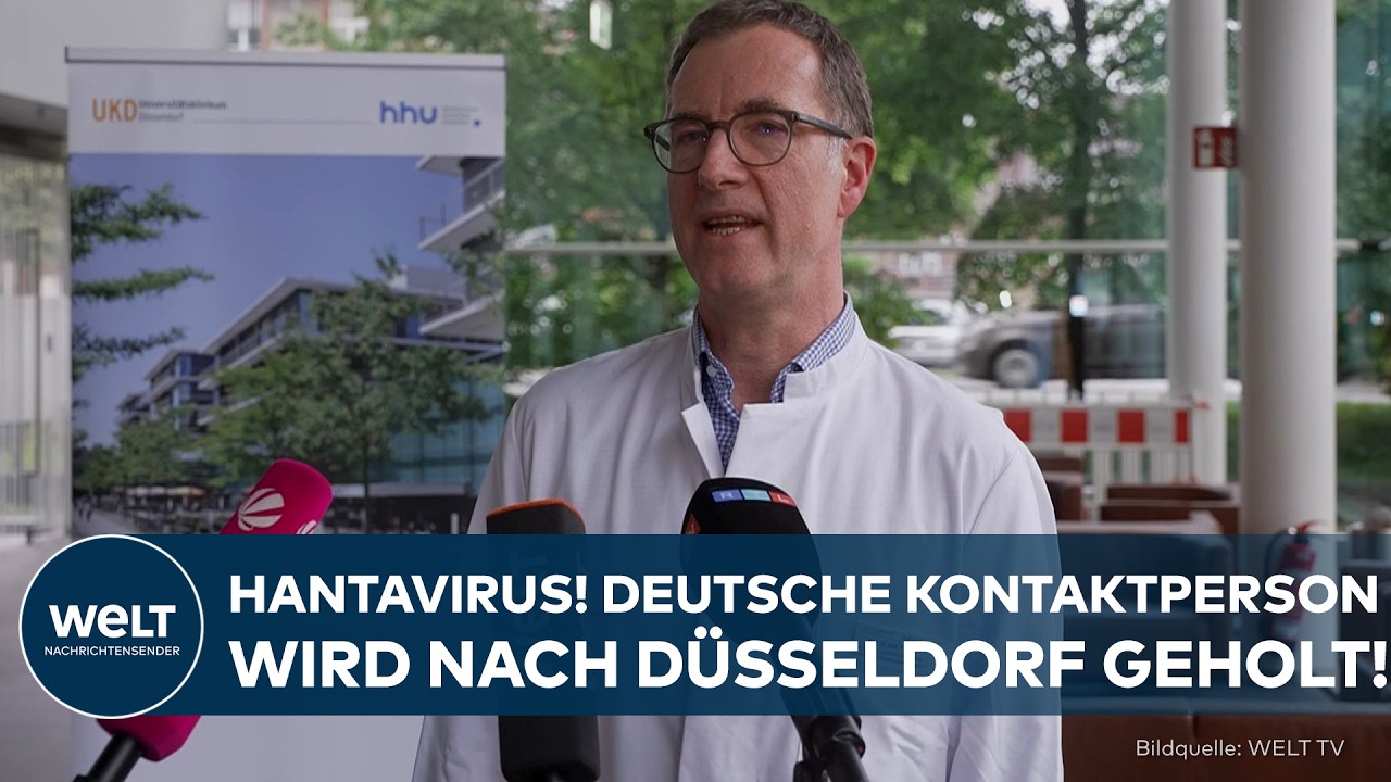 HANTAVIRUS: Deutsche Kontaktperson wird nach Düsseldorf geholt – Die Pressekonferenz der Klinik
