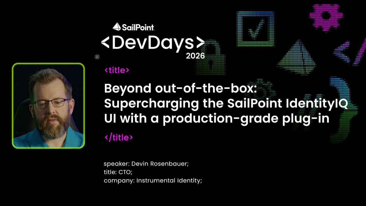 Beyond out-of-the-box: Supercharging the SailPoint IdentityIQ UI with a production-grade plugin