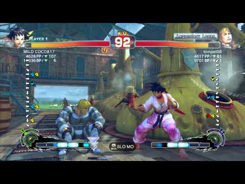 SSF4 AE: Chiba (Makoto) vs konpei08 (Cody) - Ranked Match (720p HD)