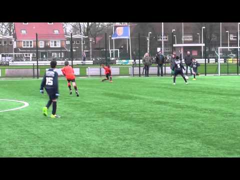 8 febr 2014 DHSC D1 - VV De Meern D4 com 5-2 Uitstekende buitenspelval