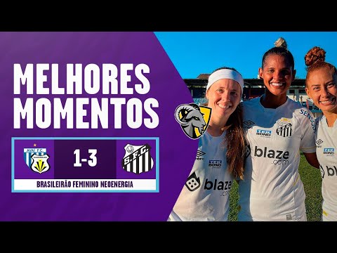 Gols e lances de Avaí x Santos