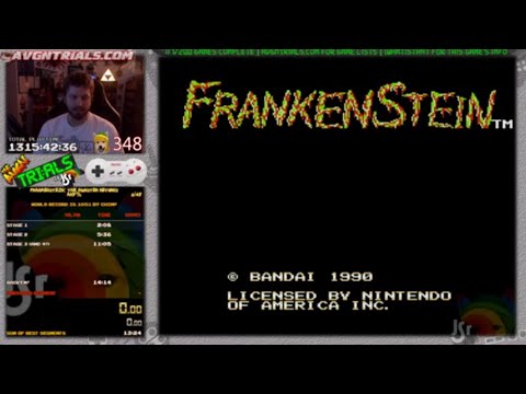 #118: Frankenstein: The Monster Returns Speedrun in 13:47! | The AVGN Trials of JSR