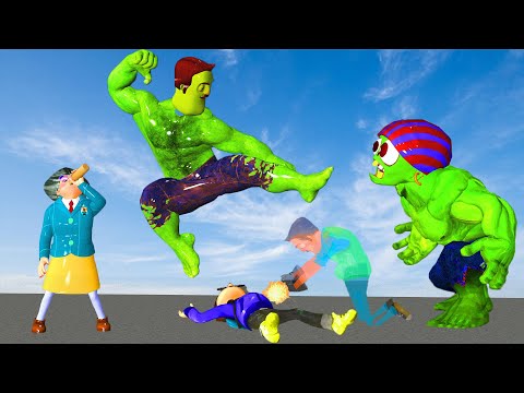 Poor Nick - Scary Teacher 3D Hello Neighbor who Always Protects his Son Nick from Danger