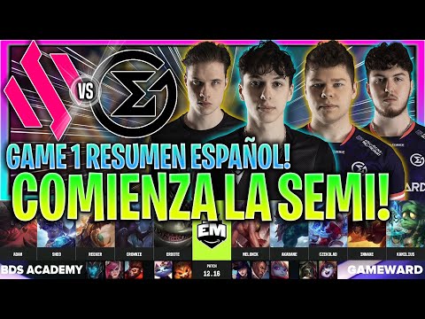 EMPIEZA LA SEMIFINAL! | BDSA vs GW GAME 1 RESUMEN EU MASTERS SEMIFINAL LVP ESPAÑOL