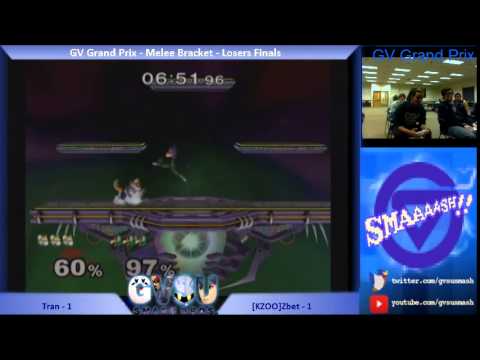GVGP - Tran (Fox) Vs. [KZOO] Zbet (Falco) SSBM Loser's Finals
