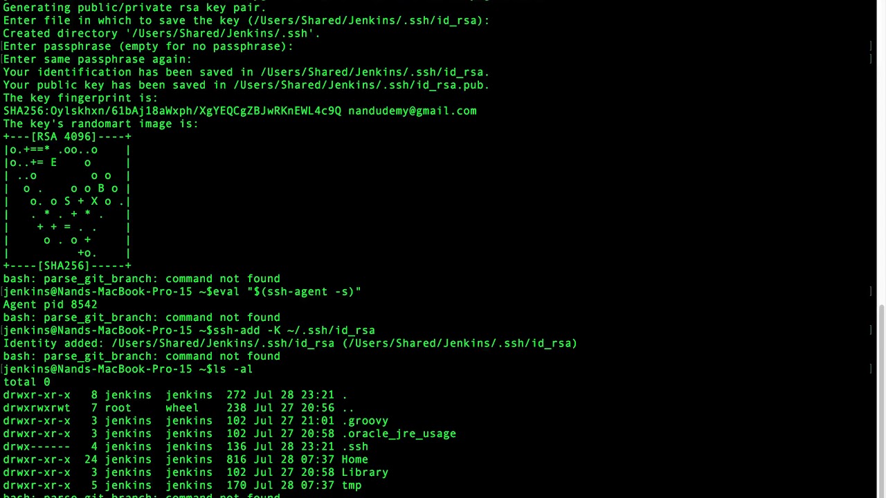 0501 Setup SSH and Maven Settings for Jenkins User