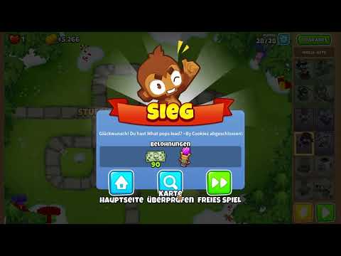 Top-Herausforderung 08.01.2023 AFFENAUE | bloonstd6 - Advanced Challenge  What pops lead?