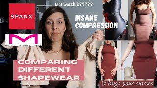 Best shapewear ever || Shapewear review (Spanx, Maidenform) - tummy support & figure hugging