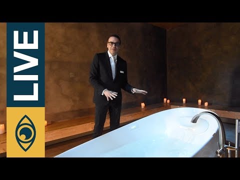 Live from ISH 2019, take a look at TOTO's zero-gravity bathtub