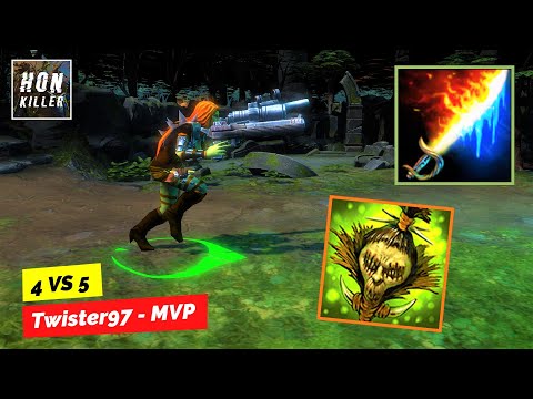 HoN Flint Beastwood DAWNBRINGER with SHRUNKEN HEAD - MVP